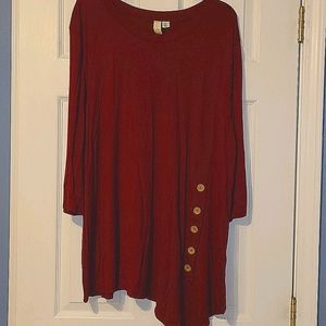 Burgundy tunic